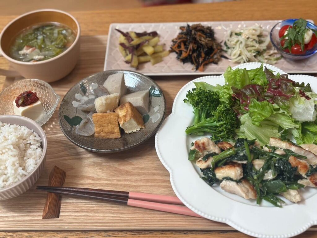 spinach-chicken-breast-salt-koji-stir-fried